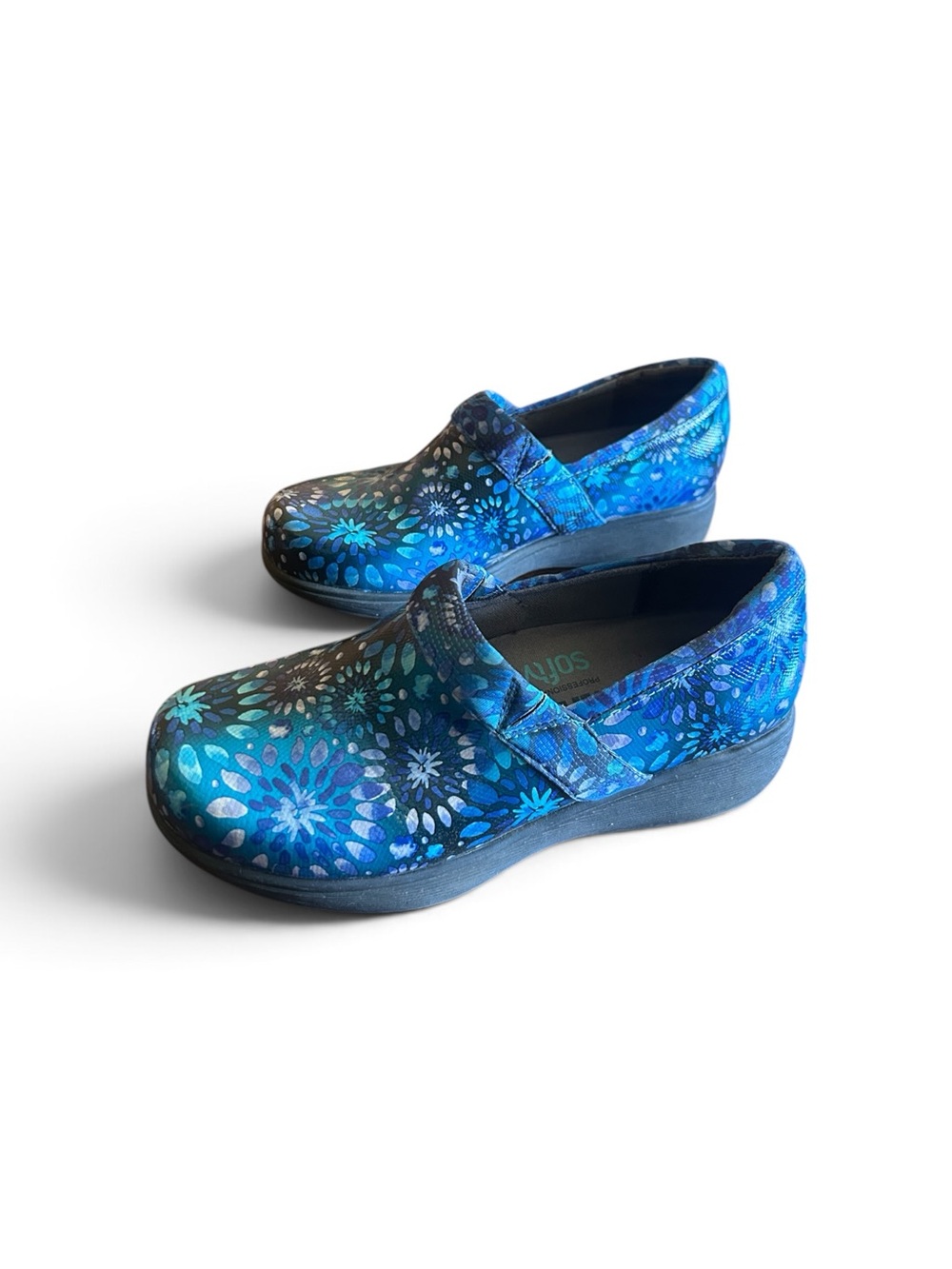 Grey's Anatomy SoftWalk Meredith Floral Clogs Shoes 7M